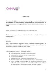 FICHE DE POSTE Recrutement d'un (e) formateur (trice) du second ...