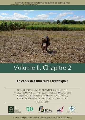 Le choix des itinéraires techniques - Le Cirad à Madagascar