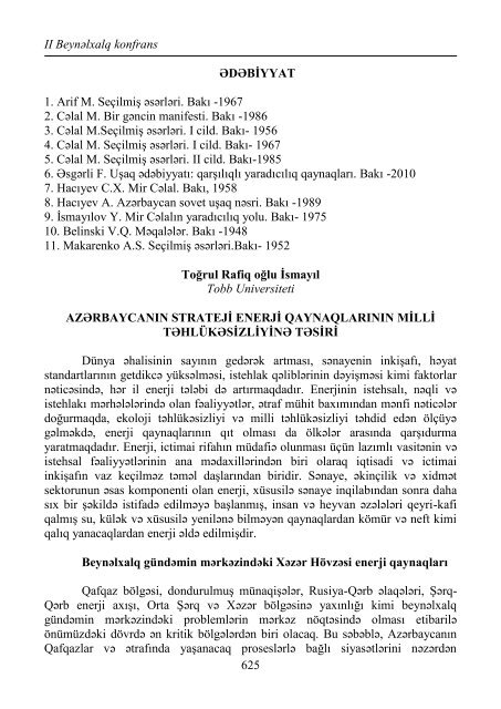 Konfrans materialları (kitab 2) - Bakı Slavyan Universiteti