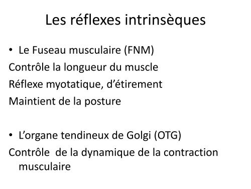 Les différents types de Les différents types de mouvements