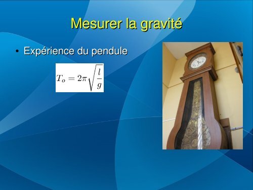 Cours 3: Gravimétrie