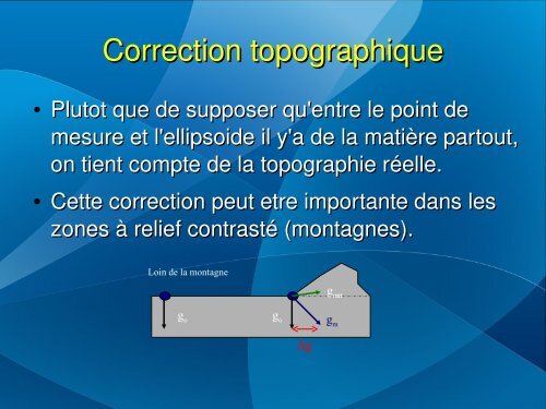 Cours 3: Gravimétrie