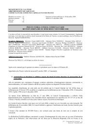 Procès-verbal du 17 décembre 2008 - Viarmes