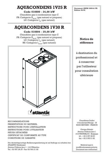 aquacondens 1v25 r - Technoprocess
