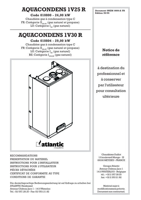 aquacondens 1v25 r - Technoprocess