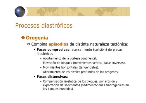 modulo 2-4 las deformaciones de la corteza terrestre