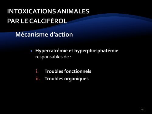 Toxiques organiques