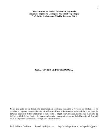 Fotogeologìa Guía Teórica.pdf - Web del Profesor - Universidad de ...