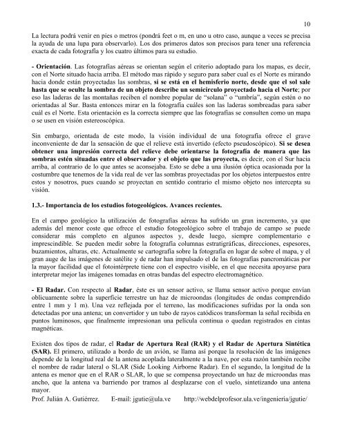 Fotogeologìa Guía Teórica.pdf - Web del Profesor - Universidad de ...