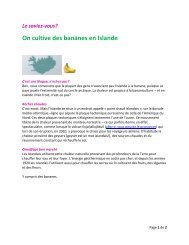 On cultive des bananes en Islande