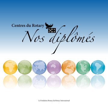 Nos diplômés - Rotary International