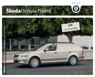 Octavia Praktik Folder & Technische Daten - Skoda