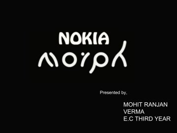 Nokia Morph-1 - 123SeminarsOnly