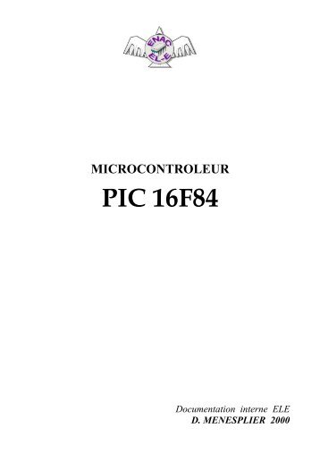 PIC 16F84.pdf - microcontroleurs pic