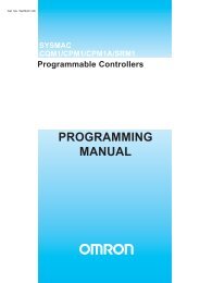 PROGRAMMING MANUAL