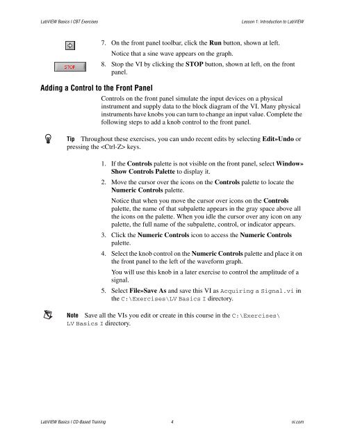 Labview Basics I Cbt Labview Basics I Cbt