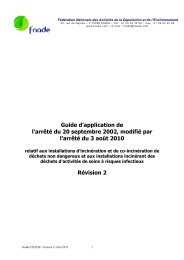 Guide d'application de l'arrêté du 20 septembre 2002 ... - fnade