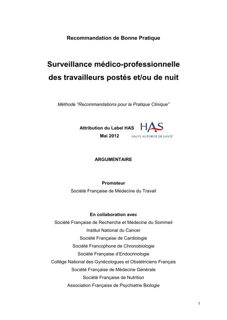 Surveillance médico-professionnelle des ... - CHU de Rouen