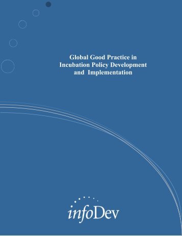 Global Good Practice in Incubation Policy Development ... - infoDev
