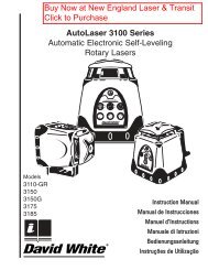 Sokkia Accessories - New England Laser & Transit Company