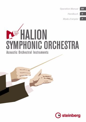 HALion Symphonic Orchestra - Manual - Strumenti Musicali .net