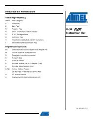 AVR Instruction Set Manual