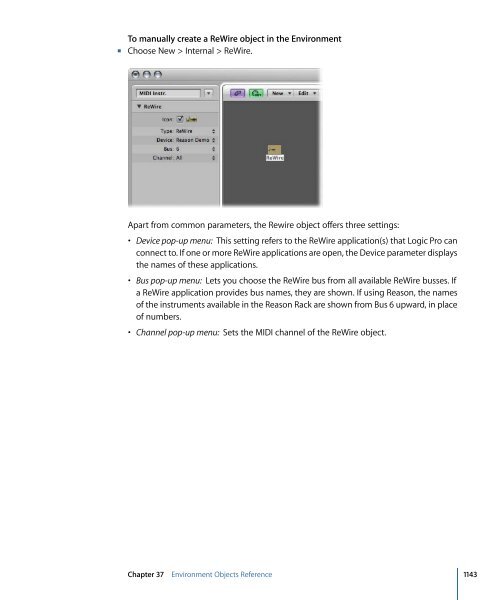 Logic Pro 9 User Manual - Help Library - Apple