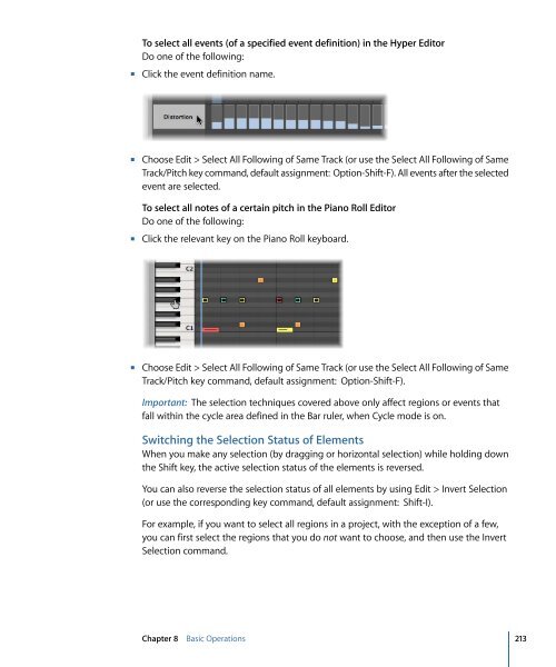 Logic Pro 9 User Manual - Help Library - Apple