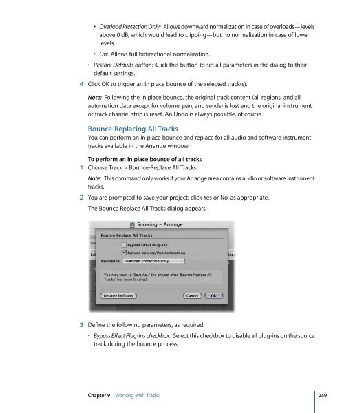 Logic Pro 9 User Manual - Help Library - Apple