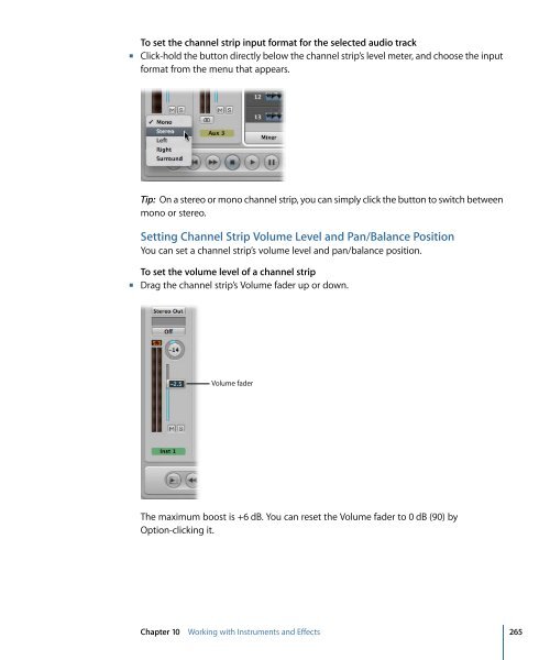 Logic Pro 9 User Manual - Help Library - Apple