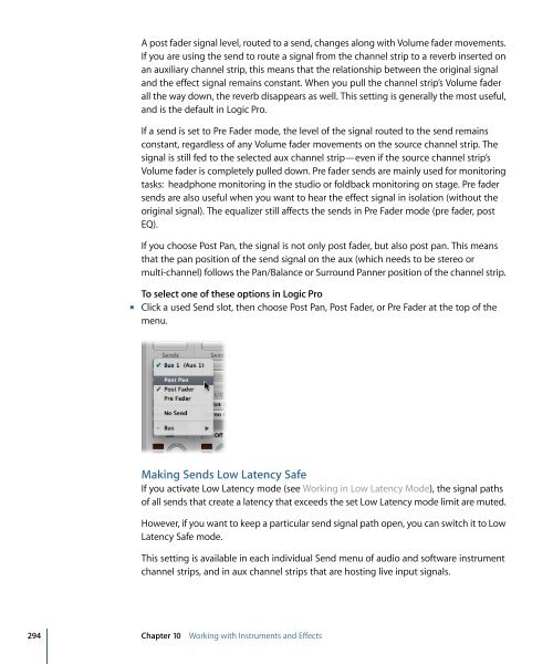 Logic Pro 9 User Manual - Help Library - Apple