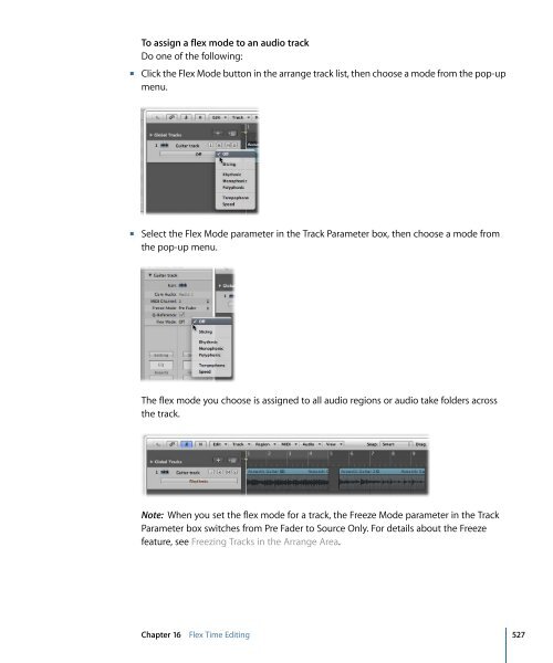 Logic Pro 9 User Manual - Help Library - Apple