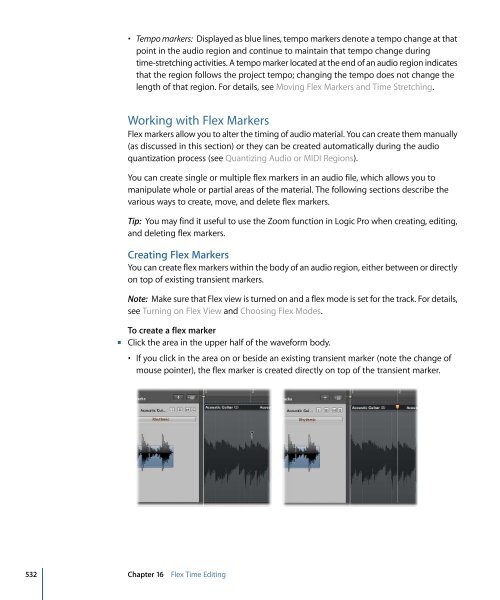 Logic Pro 9 User Manual - Help Library - Apple