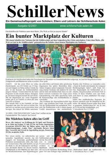 Sch_illerNews 6 - Schillerschule Aalen