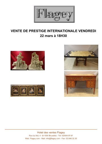 VENTE DE PRESTIGE INTERNATIONALE ... - Auction In Europe