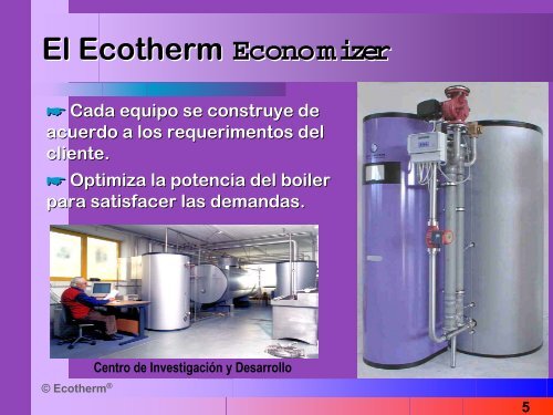 Ecotherm Economizer - Comisión Nacional para el Ahorro de Energía