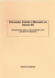 Educação, Estado e Mercado no século XX - Universidade Nova de ...