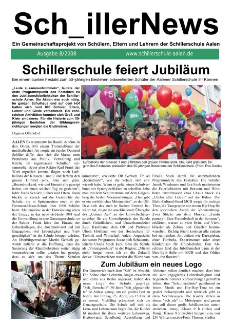 Sch_illerNews 8 - Schillerschule Aalen