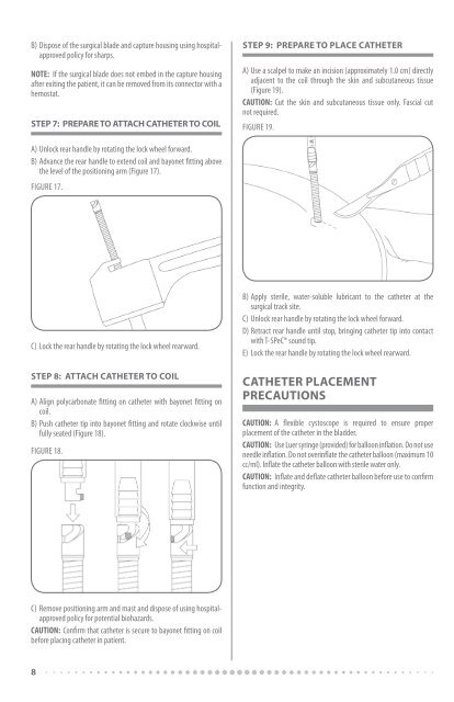 EN DA DE ES FI FR IT NL NO PT SV - T-SPeC® Instructions For Use ...