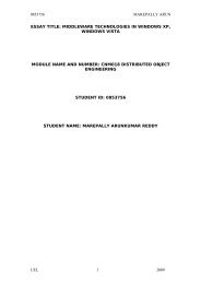 comparison of middleware technologies in ... - 123SeminarsOnly