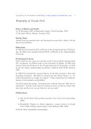 Biography of Joseph Ford