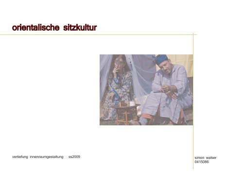 orientalische sitzkultur