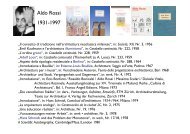 Aldo Rossi 1931-1997