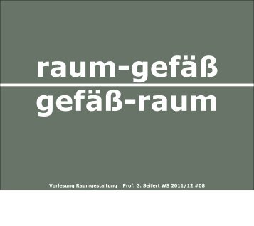 Raum und Gefäß