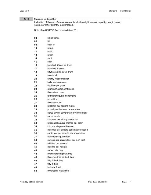 6411 Measure unit qualifier Indication of the unit of ... - GS1