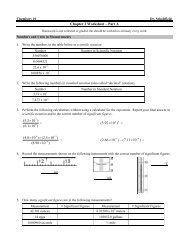 Chapter 2 Worksheet – Part A )101.6( )