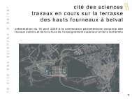 Terrasse des Hauts-Founeaux à Belval - Département des travaux ...