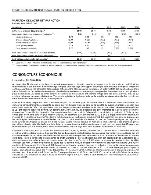 Télécharger le PDF - Fonds de solidarité FTQ