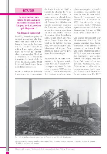 La destruction des hauts-fourneaux des anciennes usines Boël Un ...