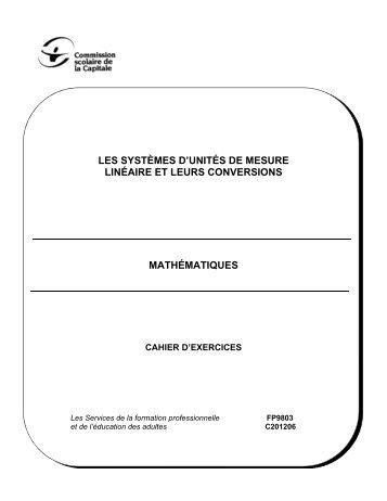 conversion unités de mesures